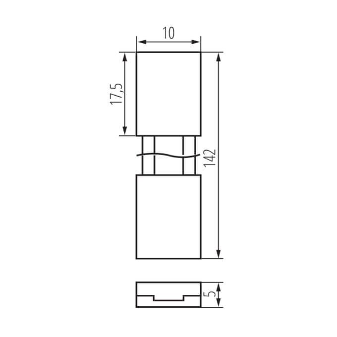 Łącznik do taśm LED CON P 8 CPC Kanlux - 38471