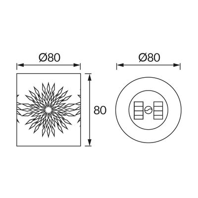 Lampa solarna CELINA LED 8 0,2W BEIGE NW 3lm 4000K b.neutralna IP-44 Beżowy Ideus Strühm - 04610