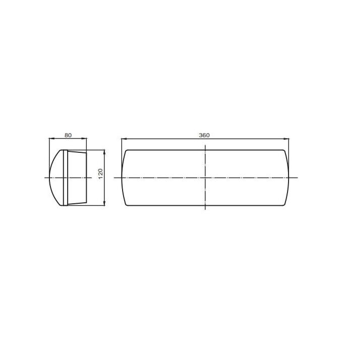 Oprawa ewakuacyjno-awaryjna ECONOMIC IP65 LED 1W 3h dwuzadaniowa piktogram + PU33 Awex - ECL/1W/C/3/SA/PT/CL