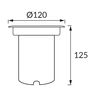 Oprawa najazdowa SAMIR GU10 C IP-65 Matowy Chrom Ideus Strühm - 04586