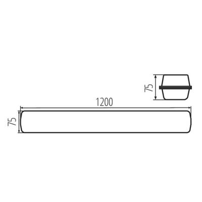 Oprawa pyłoszczelna LED MAH PRO 38W 12R-NW 6100lm 4000K b.neutralna IP-65 Kanlux - 38140