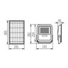 Oprawa solarna LED FL SONE SLR M NW-GR IP-65 Kanlux - 36606