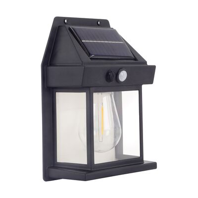 Oprawa z czujnikiem ruchu RABI LED PIR 1W WW 25lm 3000K b.ciepła IP-44 Czarny Ideus Strühm - 04509