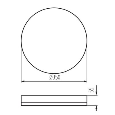 Plafoniera LED IPER LED 35W-NW-O 4200lm 4000K b.neutralna IP-65 Kanlux - 37293