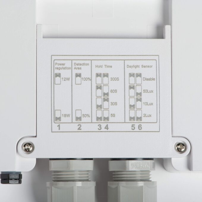 Plafoniera z czujnikiem ruchu LED BENO 12-18W CCT-O-SEW 2080lm b.zmienna IP-65 Biały Kanlux - 38777
