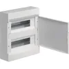 Rozdzielnica natynkowa cosmos 24 mod. (2x12) drzwiczki białe, kl. II IP-30 Hager - VD212PP