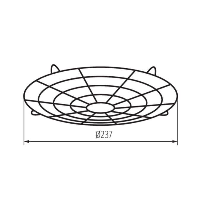 Siatka do opraw High Bay HBPHS GRID 150W Kanlux - 38135