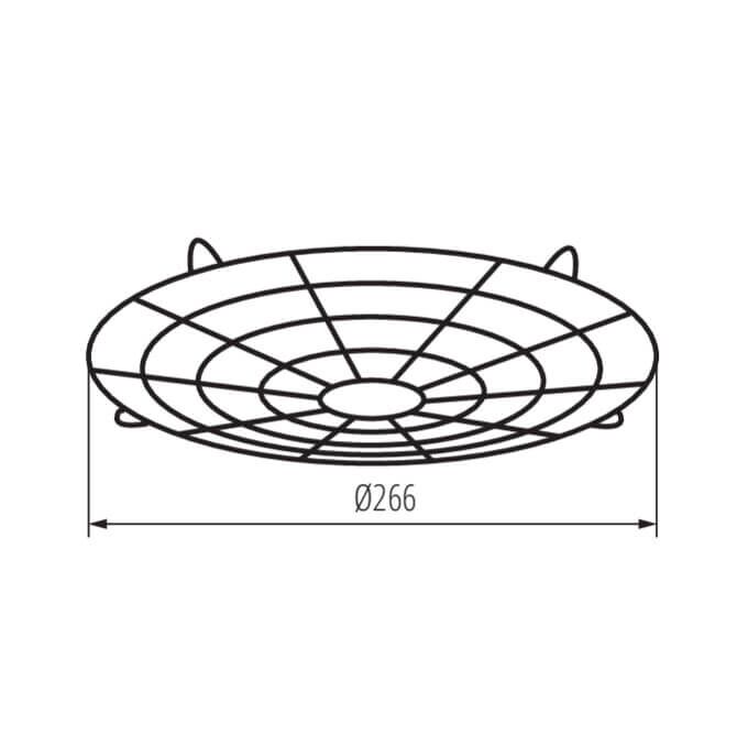 Siatka do opraw High Bay HBPHS GRID 200W Kanlux - 38136