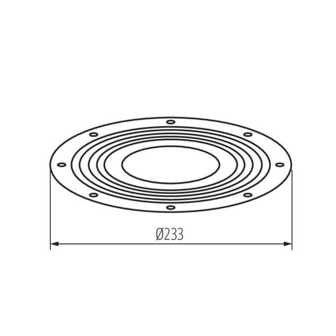 Soczewka do opraw High Bay HBPHS LENS 150W 120D Kanlux - 38139