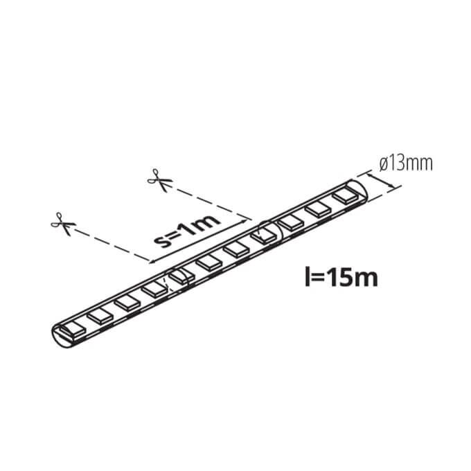 Wąż świetlny GIVRO LED 15M-CW b.zimna 230V Kanlux - 38578