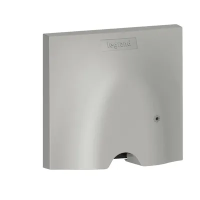 Wyjście kablowe Legrand Suno with Netatmo 064898 wykonane z aluminium w kolorze jasnoszarym, z widocznym logo producenta.