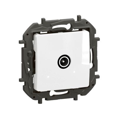 Gniazdo antenowe TV przelotowe Biały Legrand Nowe Niloe - NP4102WH