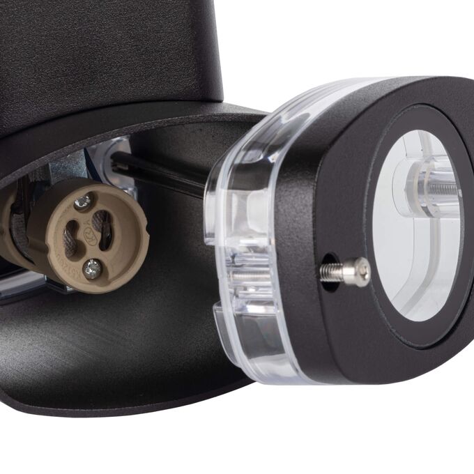 Kinkiet zewnętrzny ZEVI W EL 2GU10 G IP-54 Szary Kanlux - 38887