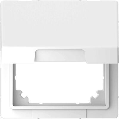 Adapter z klapką do modułów System M Biały lotos Merten System D - MEG4081-6035