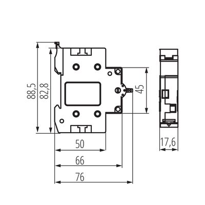 Przełącznik instalacyjny I-0-II 40A 1P KCS-40A/1P IDEAL by Kanlux - 23255