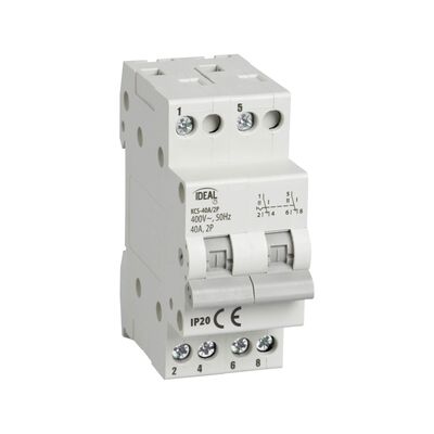 Przełącznik instalacyjny I-0-II 40A 2P KCS-40A/2P IDEAL by Kanlux - 23256