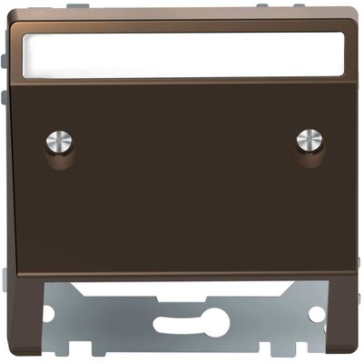 Wypust kablowy ukośny z polem opisowym Mocca Merten System D - MEG4540-6052