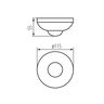 Czujnik ruchu ZONA JQ-37-W 360° IP-20 Kanlux - 00464