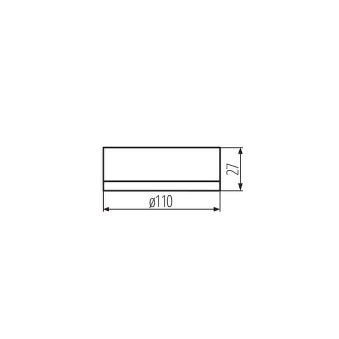 Czujnik ruchu ZONA MINI WT-W 360° IP-65 biały Kanlux - 37365