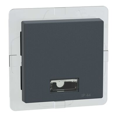 Klawisz pojedynczy IP-44 z wycięciem na symbol Antracytowy Merten System M - 433714