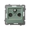 Gniazdo antenowe RTV-DATA Zielony mat As - GPA-GD/m/84