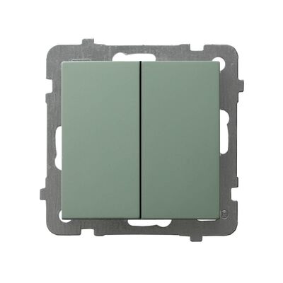 Łącznik krzyżowy podwójny Zielony mat - ŁP-19G/m/84 As