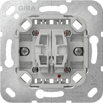 Łącznik podwójny, świecznikowy (mechanizm samopowrotny) Gira System 55 - 312500