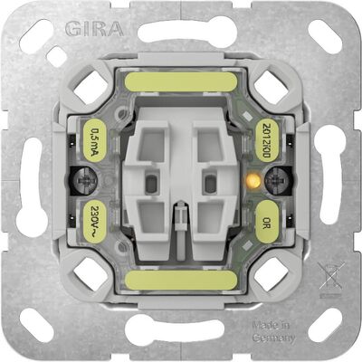 Łącznik schodowy-uniwersalny z podświetleniem bez pazurków (mechanizm) Gira System 55 - 382600