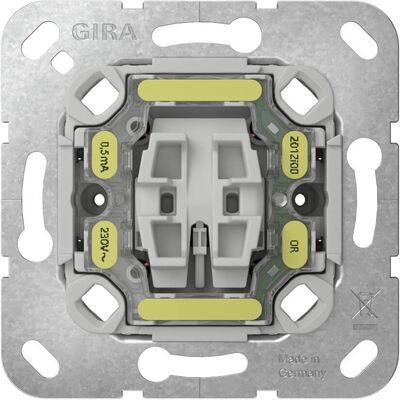 Łącznik schodowy-uniwersalny z podświetleniem bez pazurków (mechanizm) Gira System 55 - 382600