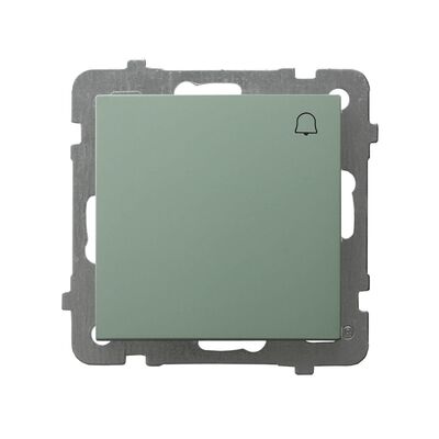 Przycisk zwierny "dzwonek" Zielony mat - ŁP-6G/m/84 As