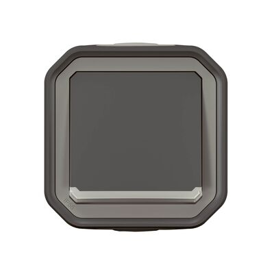 Przycisk zwierny z podświetleniem natynkowy Antracyt Legrand Nowe Plexo IP55 - 069782L