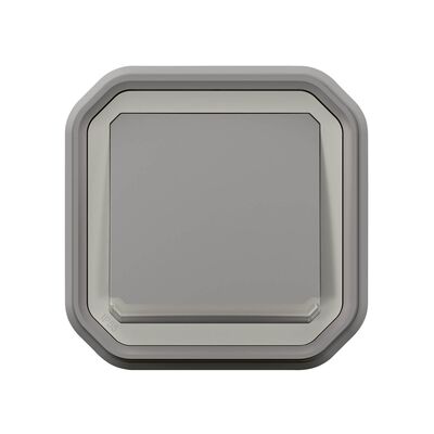 Przycisk zwierny z podświetleniem podtynkowy Szary Legrand Nowe Plexo IP55 - 069832L