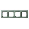 Ramka poczwórna Zielony mat As - R-4G/84
