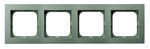 Ramka poczwórna Zielony mat - R-4G/84 As
