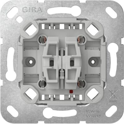 łącznik podwójny, świecznikowy bez pazurków (mechanizm) Gira System 55 - 381500