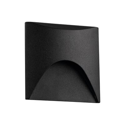 Oprawa schodowa LED EXIN LED L B-NW b.neutralna 230V IP-65 Czarny Kanlux - 39139