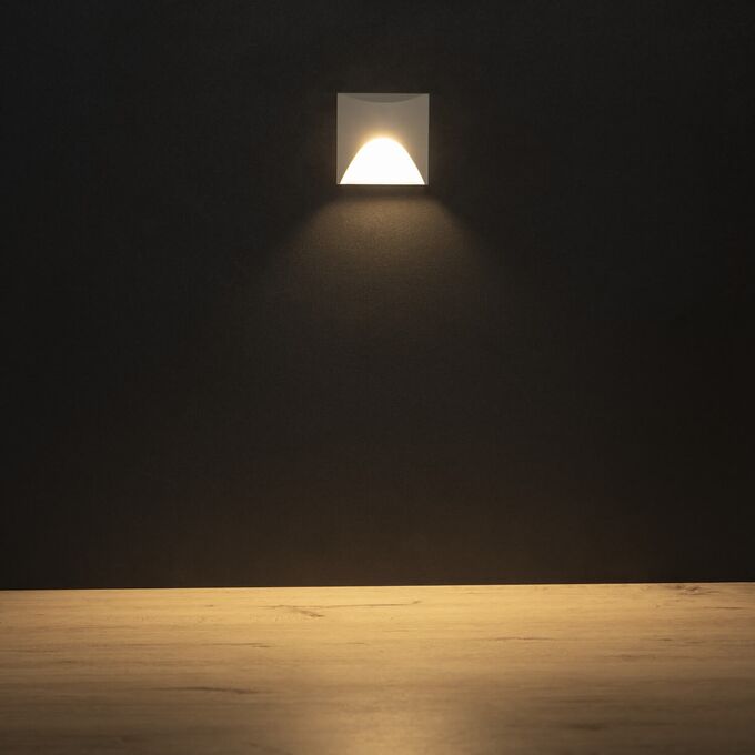 Oprawa schodowa LED EXIN LED L W-WW b.ciepła 230V IP-65 Biały Kanlux - 39126