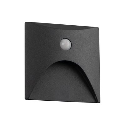 Oprawa schodowa LED z czujnikiem ruchu EXIN LED PIR L GR-NW b.neutralna 230V IP-65 Szary Kanlux - 39143