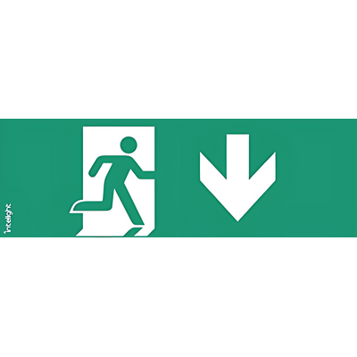 Piktogram WYJŚCIE W DÓŁ do ORION - OR5 (logo) Intelight - 85004