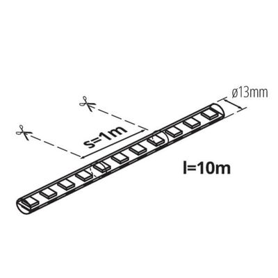 Wąż świetlny GIVRO LED 10M-BL b.niebieska Kanlux - 39199
