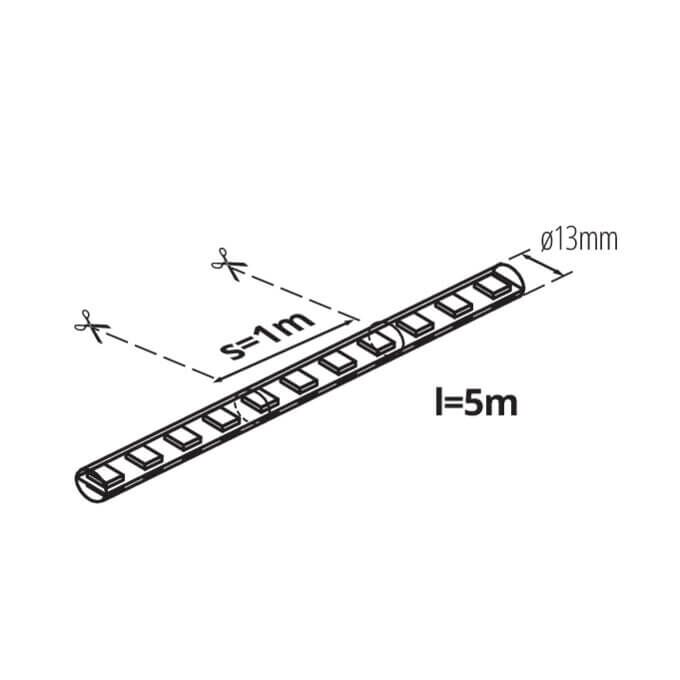 Wąż świetlny GIVRO LED 5M-CW b.zimna Kanlux - 39192