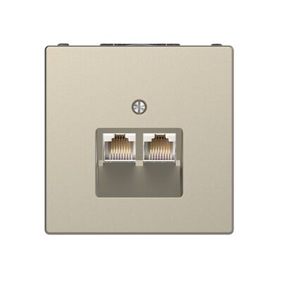 Gniazdo komputerowe podwójne RJ45 kat.5e UTP Sahara Merten System D