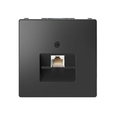 Gniazdo komputerowe pojedyncze RJ45 kat.5e UTP Antracytowy Merten System D