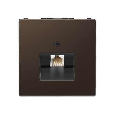 Gniazdo komputerowe pojedyncze RJ45 kat.5e UTP Mocca Merten System D