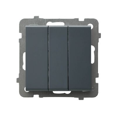 Łącznik potrójny Szary grafit - ŁP-13R/m/73 Sonata
