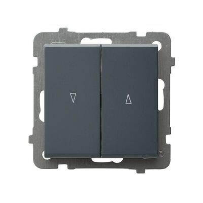 Łącznik żaluzjowy z blokadą mechaniczną Szary grafit - ŁP-7RB/m/73 Sonata