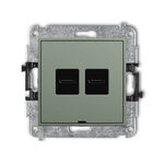 Ładowarka USB C+C podwójna 30W Szałwiowy Karlik MINI - 61MCUSBBO-9