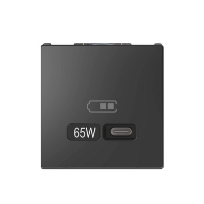 Ładowarka USB typu C 65W Power Delivery 3.0 Antracytowy Merten System D