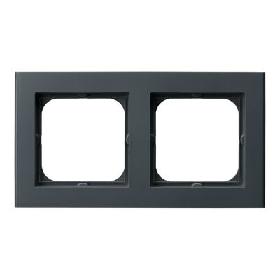 Ramka podwójna Szary grafit - R-2R/73 Sonata