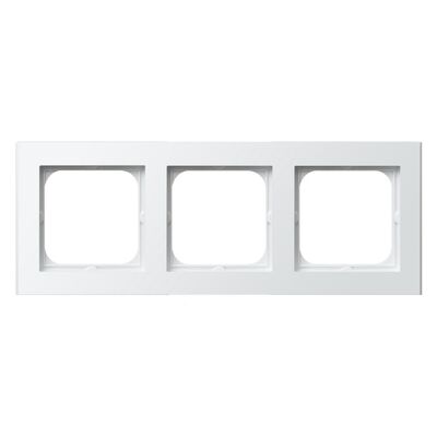 Ramka potrójna Biały połysk/Biała podstawa - R-3R/00/00 Sonata